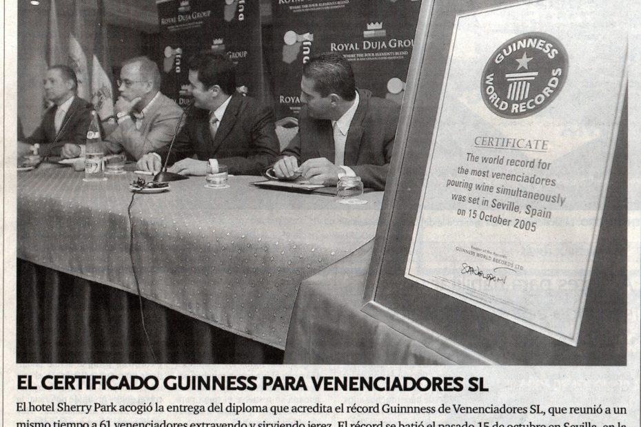 certificado guinness